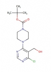 tert-butyl 4-(6-chloro-5-(hydroxymethyl)pyrimidin-4-yl)piperazine-1-carboxylate