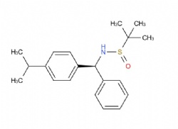 (R)-N-((S)-(4-isopropylphenyl)(phenyl)methyl)-2-methylpropane-2-sulfinamide