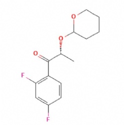 (2R)-1-(2,4-difluorophenyl)-2-(oxan-2-yloxy)propan-1-one