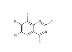 7-bromo-2,4,6-trichloro-8-fluoroquinazoline