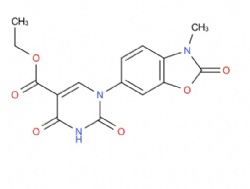 ethyl 1-(3-methyl-2-oxo-2,3-dihydrobenzo[d]oxazol-6-yl)-2,4-dioxo-1,2,3,4-tetrahydropyrimidine-5-carboxylate