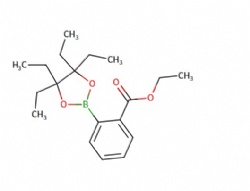 Benzoic acid, 2-(4,4,5,5-tetraethyl-1,3,2-dioxaborolan-2-yl)-, ethyl ester