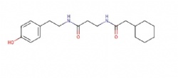 3-(2-cyclohexylacetamido)-N-(4-hydroxyphenethyl)propanamide