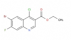 ethyl 6-bromo-4-chloro-7-fluoroquinoline-3-carboxylate