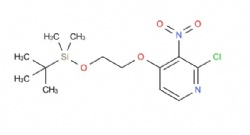 4-(2-((tert-butyldimethylsilyl)oxy)ethoxy)-2-chloro-3-nitropyridine