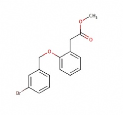 methyl 2-(2-((3-bromobenzyl)oxy)phenyl)acetate
