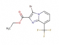 ethyl 3-bromo-8-(trifluoromethyl)imidazo[1,2-a]pyridine-2-carboxylate