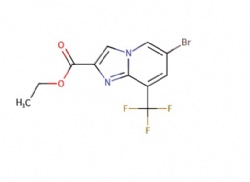ethyl 6-bromo-8-(trifluoromethyl)imidazo[1,2-a]pyridine-2-carboxylate