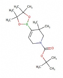 tert-butyl 3,3-dimethyl-4-(4,4,5,5-tetramethyl-1,3,2-dioxaborolan-2-yl)-3,6-dihydropyridine-1(2H)-carboxylate