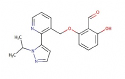 2-hydroxy-6-((2-(1-isopropyl-1H-pyrazol-5-yl)pyridin-3-yl)methoxy)benzaldehyde