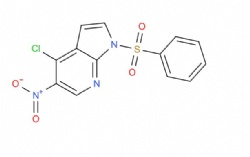 4-chloro-5-nitro-1-(phenylsulfonyl)-1H-pyrrolo[2,3-b]pyridine