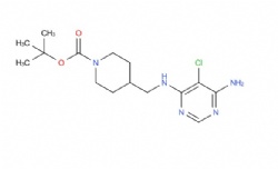 tert-butyl 4-(((6-amino-5-chloropyrimidin-4-yl)amino)methyl)piperidine-1-carboxylate