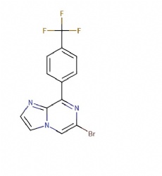 6-bromo-8-(4-(trifluoromethyl)phenyl)imidazo[1,2-a]pyrazine