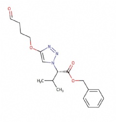 benzyl (S)-3-methyl-2-(4-(4-oxobutoxy)-1H-1,2,3-triazol-1-yl)butanoate