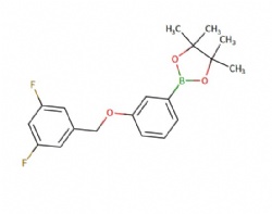 2-(3-((3,5-difluorobenzyl)oxy)phenyl)-4,4,5,5-tetramethyl-1,3,2-dioxaborolane