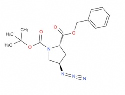 2-benzyl 1-tert-butyl (2S,4R)-4-azidopyrrolidine-1,2-dicarboxylate
