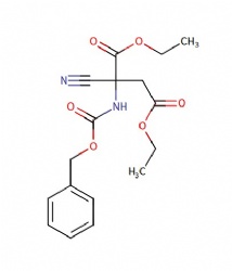 diethyl 2-(((benzyloxy)carbonyl)amino)-2-cyanosuccinate