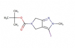tert-butyl 3-iodo-2-methyl-2,6-dihydropyrrolo[3,4-c]pyrazole-5(4H)-carboxylate