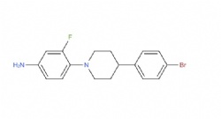 4-(4-(4-bromophenyl)piperidin-1-yl)-3-fluoroaniline