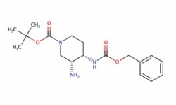 tert-butyl (3R,4S)-3-amino-4-{[(benzyloxy)carbonyl]amino}piperidine-1-carboxylate