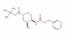 tert-butyl (3S,4R)-3-amino-4-{[(benzyloxy)carbonyl]amino}piperidine-1-carboxylate