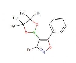 3-bromo-5-phenyl-4-(4,4,5,5-tetramethyl-1,3,2-dioxaborolan-2-yl)isoxazole