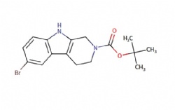 tert-butyl 6-bromo-1,3,4,9-tetrahydro-2H-pyrido[3,4-b]indole-2-carboxylate