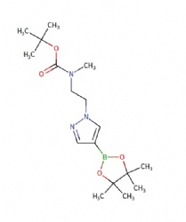 tert-butyl N-methyl-N-[2-[4-(4,4,5,5-tetramethyl-1,3,2-dioxaborolan-2-yl)pyrazol-1-yl]ethyl]carbamate