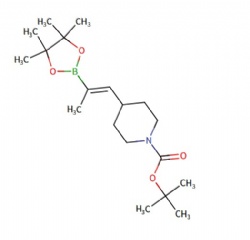 tert-butyl (Z)-4-(2-(4,4,5,5-tetramethyl-1,3,2-dioxaborolan-2-yl)prop-1-en-1-yl)piperidine-1-carboxylate