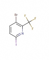 3-bromo-6-iodo-2-(trifluoromethyl)pyridine