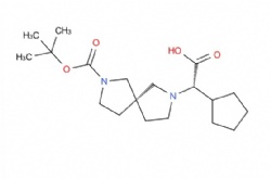 (S)-2-((S)-7-(tert-butoxycarbonyl)-2,7-diazaspiro[4.4]nonan-2-yl)-2-cyclopentylacetic acid