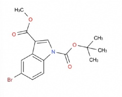 1-tert-Butyl 3-methyl 5-bromo-1H-indole-1,3-dicarboxylate