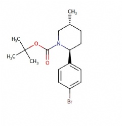 tert-butyl trans-2-(4-bromophenyl)-5-methylpiperidine-1-carboxylate
