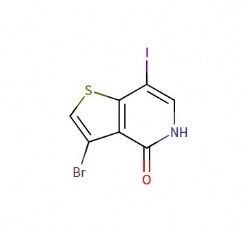 3-bromo-7-iodothieno[3,2-c]pyridin-4(5H)-one