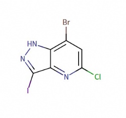7-bromo-5-chloro-3-iodo-1H-pyrazolo[4,3-b]pyridine