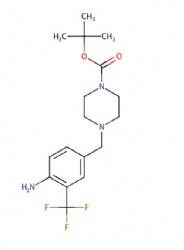 tert-butyl 4-(4-amino-2-(trifluoromethyl)benzyl)piperazine-1-carboxylate
