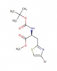 methyl (S)-3-(4-bromothiazol-2-yl)-2-((tert-butoxycarbonyl)amino)propanoate