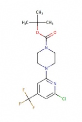 tert-butyl 4-(6-chloro-4-(trifluoromethyl)pyridin-2-yl)piperazine-1-carboxylate