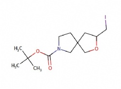 tert-butyl 3-(iodomethyl)-2-oxa-7-azaspiro[4.4]nonane-7-carboxylate