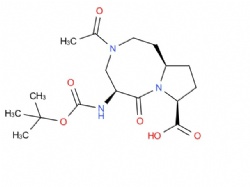 (5S,8S,10aR)-3-acetyl-5-(tert-butoxycarbonylamino)-6-oxo-1,2,4,5,8,9,10,10a-octahydropyrrolo[1,2-a][1,5]diazocine-8-carboxylic acid