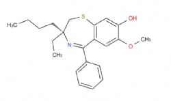 (R)-3-butyl-3-ethyl-7-methoxy-5-phenyl-2,3-dihydrobenzo[f][1,4]thiazepin-8-ol