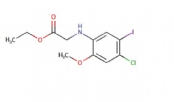 ethyl (4-chloro-5-iodo-2-methoxyphenyl)glycinate