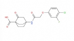 4-(2-(4-chloro-3-fluorophenoxy)acetamido)-2-oxobicyclo[2.2.2]octane-1-carboxylic acid