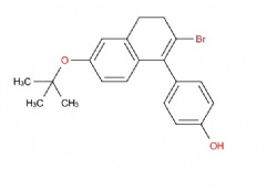 4-(2-bromo-6-(tert-butoxy)-3,4-dihydronaphthalen-1-yl)phenol