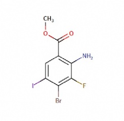 methyl 2-amino-4-bromo-3-fluoro-5-iodobenzoate