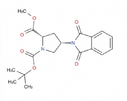 1-(tert-butyl) 2-methyl (2S,4S)-4-(1,3-dioxoisoindolin-2-yl)pyrrolidine-1,2-dicarboxylate