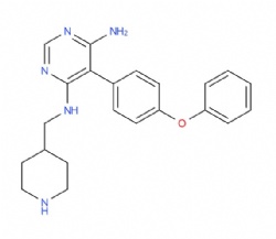 5-(4-phenoxyphenyl)-N4-(piperidin-4-ylmethyl)pyrimidine-4,6-diamine