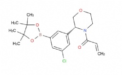 (R)-1-(3-(3-chloro-5-(4,4,5,5-tetramethyl-1,3,2-dioxaborolan-2-yl)phenyl)morpholino)prop-2-en-1-one