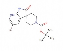 tert-butyl 5'-bromo-2'-oxo-1',2'-dihydrospiro[piperidine-4,3'-pyrrolo[2,3-b]pyridine]-1-carboxylate
