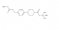 tert-butyl 4-(6-((((methylthio)carbonothioyl)oxy)methyl)pyridin-3-yl)piperidine-1-carboxylate
